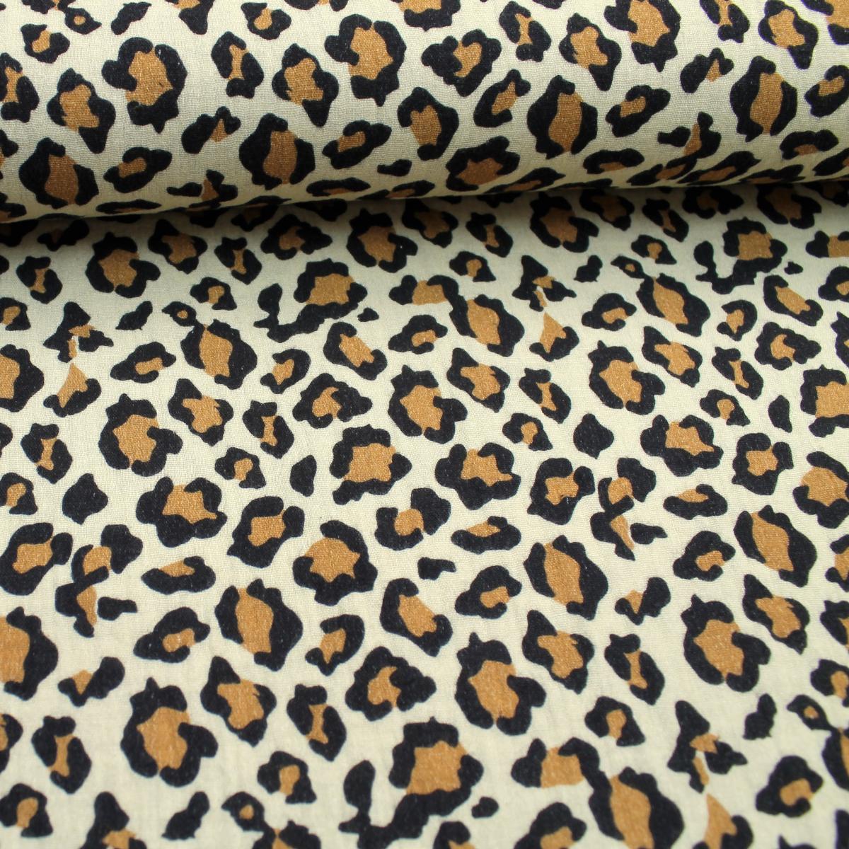 Musselin Leo - Leopardenmuster